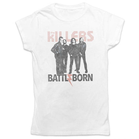 The Killers - Battle Born - Girl's Junior White t-shirt
