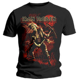 Iron Maiden - Benjamin Breeg Red Graphic - Black T-shirt