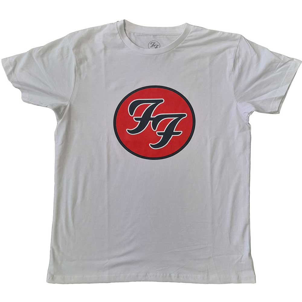 Foo Fighters - FF Logo - White T-shirt