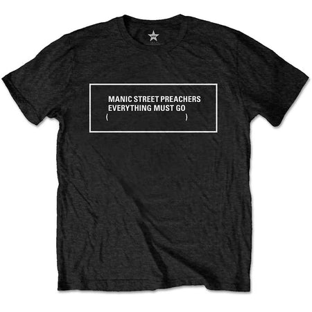 Manic Street Preachers - Everything Must Go Monochrome - Black t-shirt