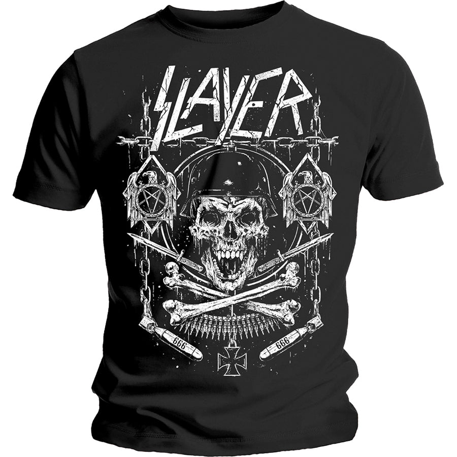 Slayer - Skull & Bones Revised - Black t-shirt
