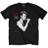 David Bowie - Dallas 1995 with Setlist Back print - Black  t-shirt