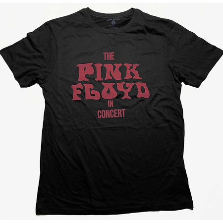 Pink Floyd - In Concert with Puff Print - Black t-shirt