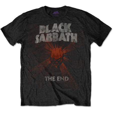 Black Sabbath. - The End Skull Shine - Black t-shirt