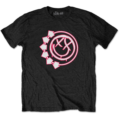 Blink 182 - Six Arrow Smiley - Black t-shirt