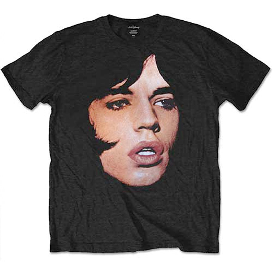 The Rolling Stones - Mick Portrait - Black  T-shirt