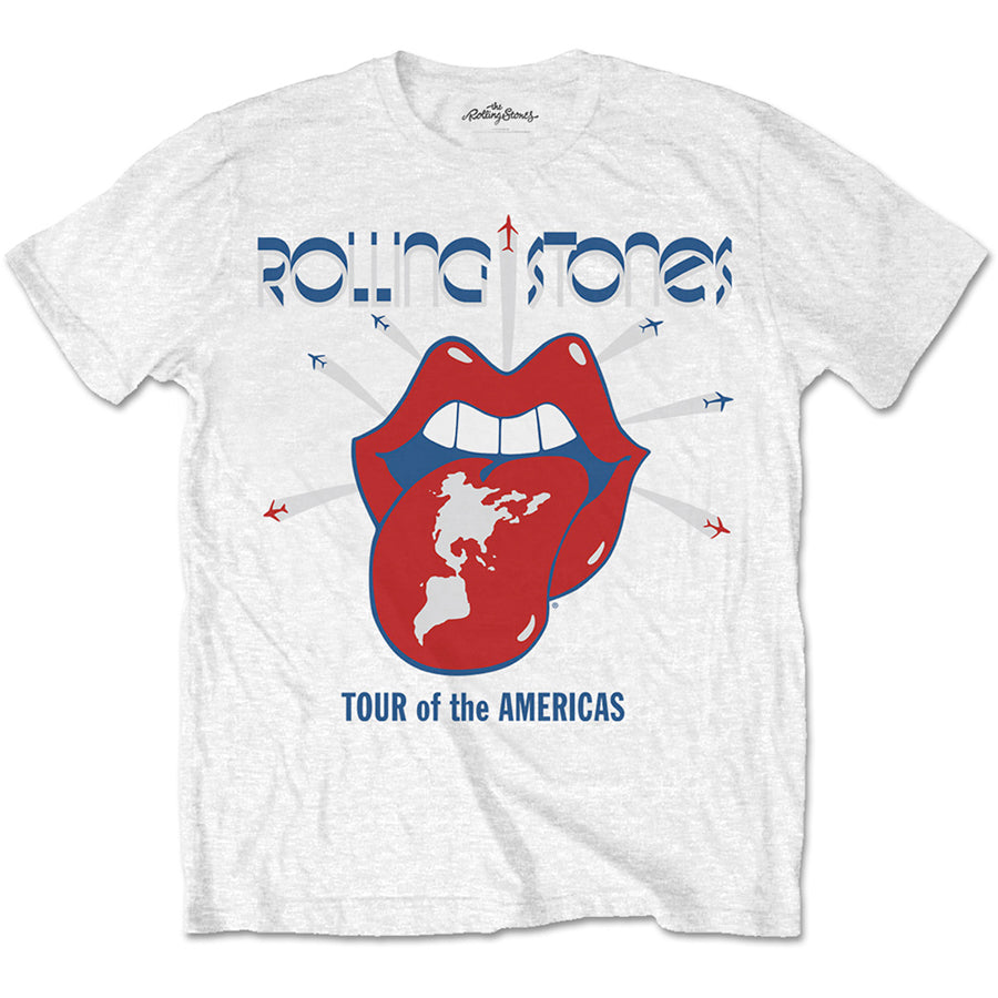 The Rolling Stones - Tour Of The Americas - White  T-shirt