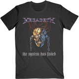 Megadeth - System Fail - Black t-shirt