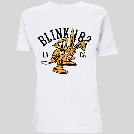 Blink 182 - College Mascot - White T-shirt