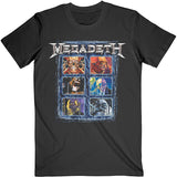 Megadeth - Vic Head Grid - Black t-shirt