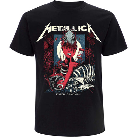Metallica - Enter The Sandman Poster - Black t-shirt
