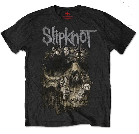 Slipknot - Skull Group - Black t-shirt