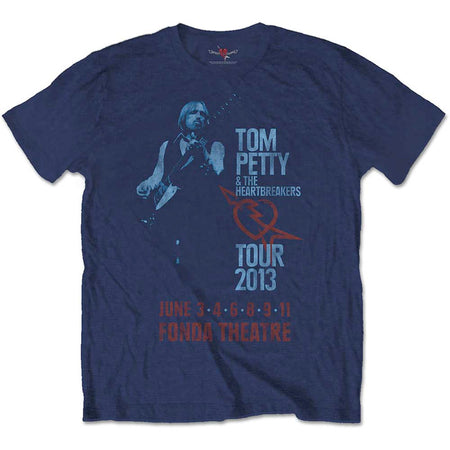 Tom Petty - Fornda Theatre-Tour 2013 - Navy Blue T-shirt