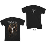 Trivium - Perched Dragon with Back Print - Black T-shirt