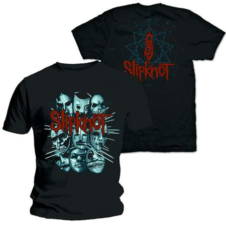 Slipknot - Masks 2 - Black t-shirt