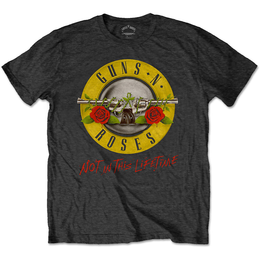 Guns N Roses -Not In This Lifetime Tour with Back print - Black t-shirt