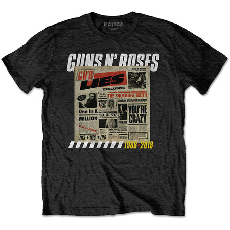Guns N Roses - Lies-Tracklist - Black t-shirt