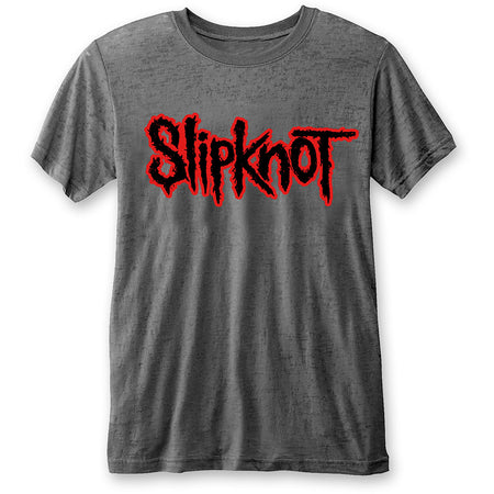 Slipknot - Logo - Burn Out Charcoal Grey t-shirt