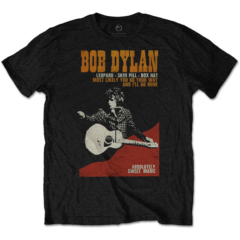 Bob Dylan - Sweet Marie - Black  T-shirt