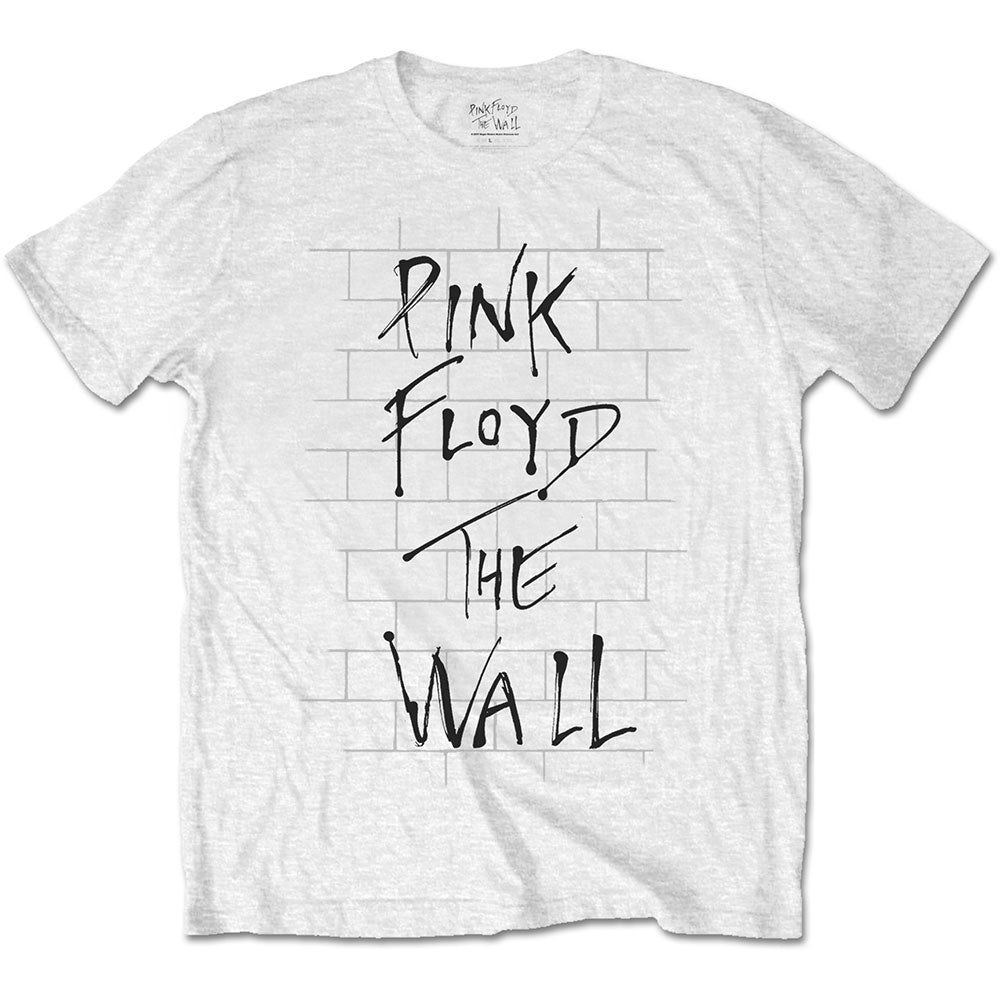Pink Floyd - The Wall & Logo - White t-shirt