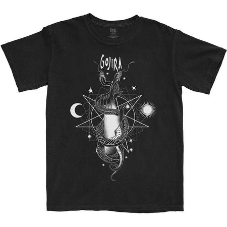Gojira - Celestial Snakes - Black  t-shirt