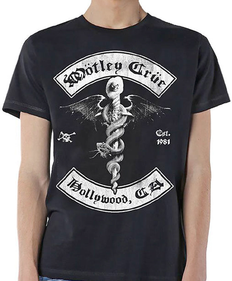 Motley Crue - Feelgood Hollywood Revision - Black t-shirt