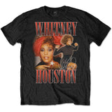 Whitney Houston - 90's Homage - Black t-shirt