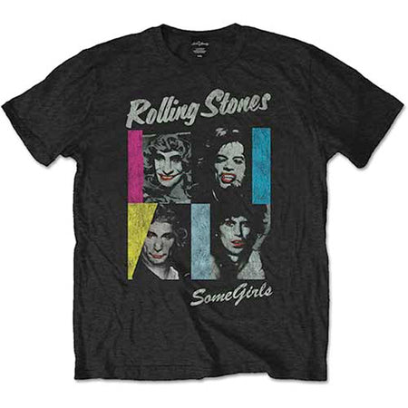 The Rolling Stones - Some Girls - Black  T-shirt