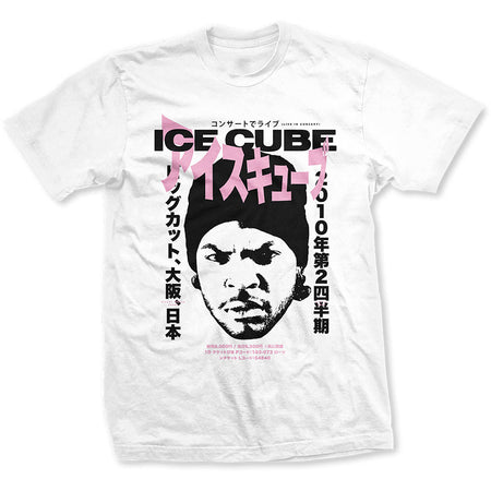 Ice Cube - Beanie Kanji- White  T-shirt