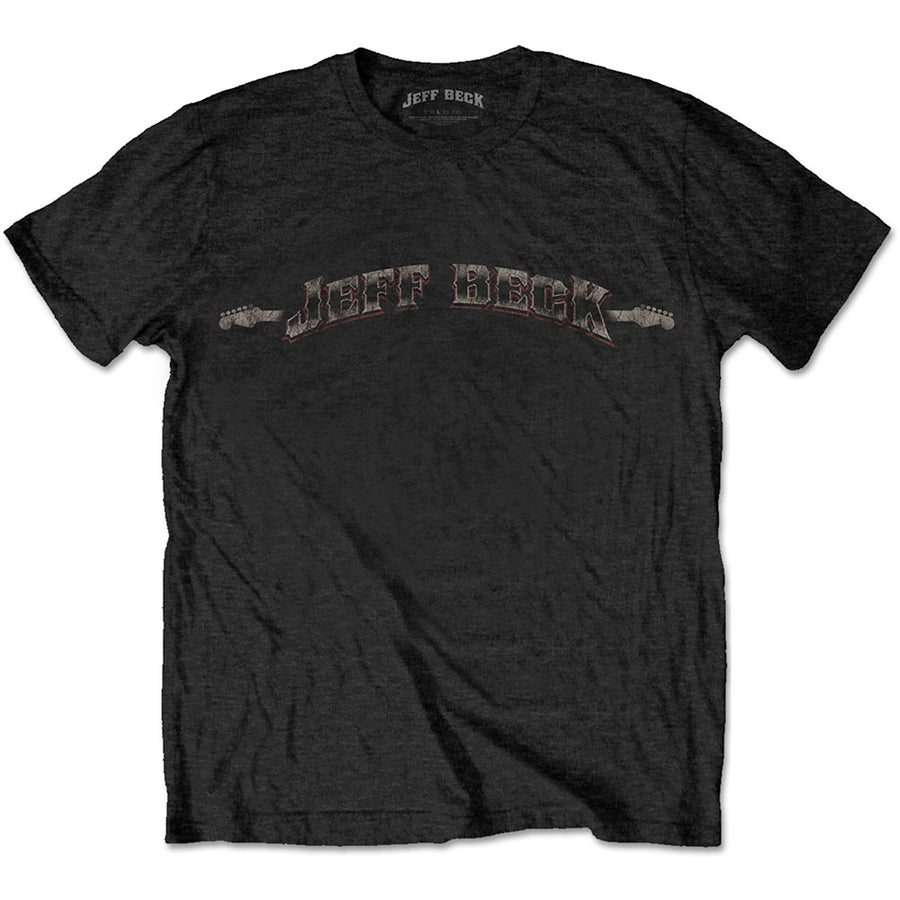 Jeff Beck - Vintage Logo - Black t-shirt – burning airlines