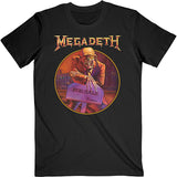 Megadeth - Peace Sells-Tracklist Back Print  - Black t-shirt