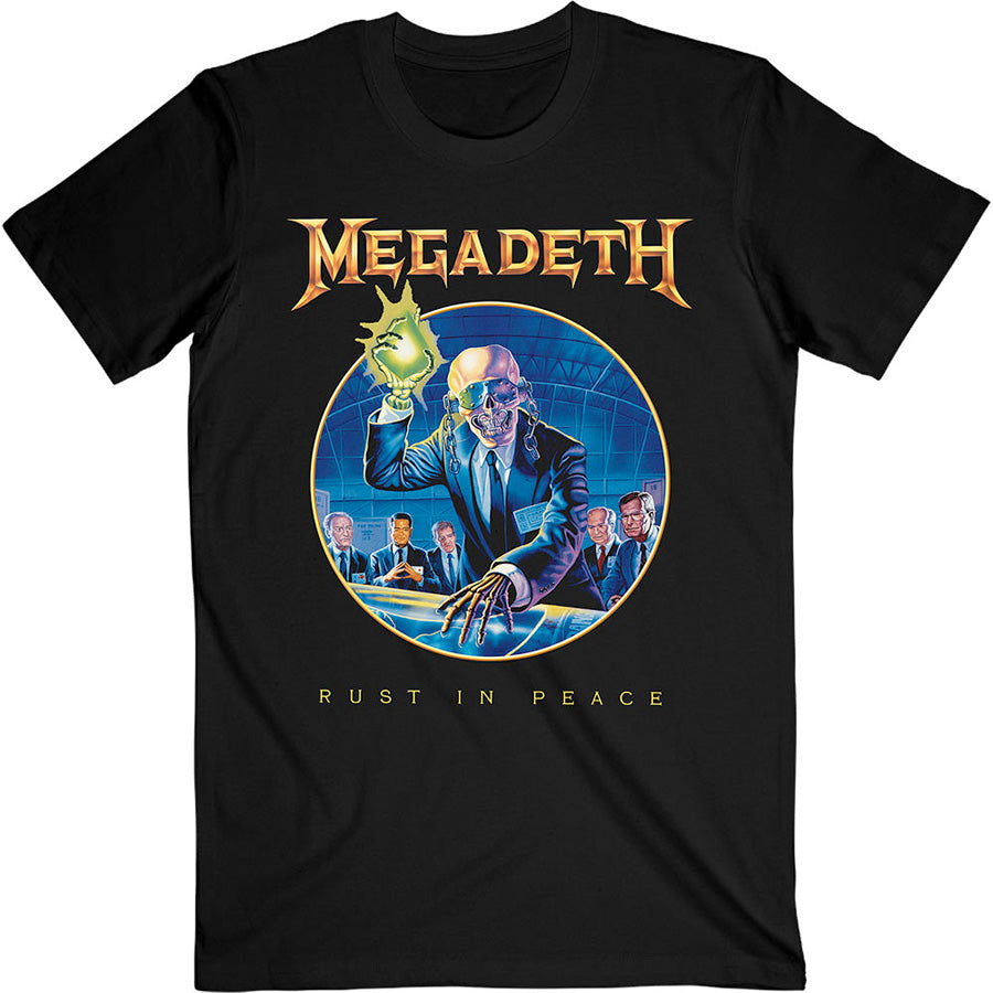 Megadeth Rash Guard Megadeth - RIP Anniversary - Black t-shirt – burning airlines