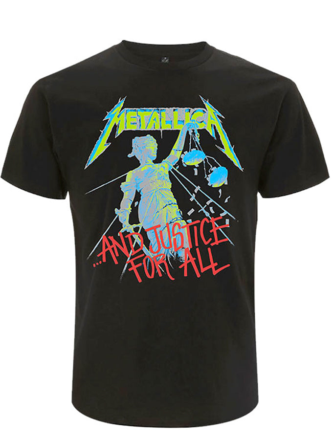 Metallica - And Justice For All-Original Back print - Black t-shirt
