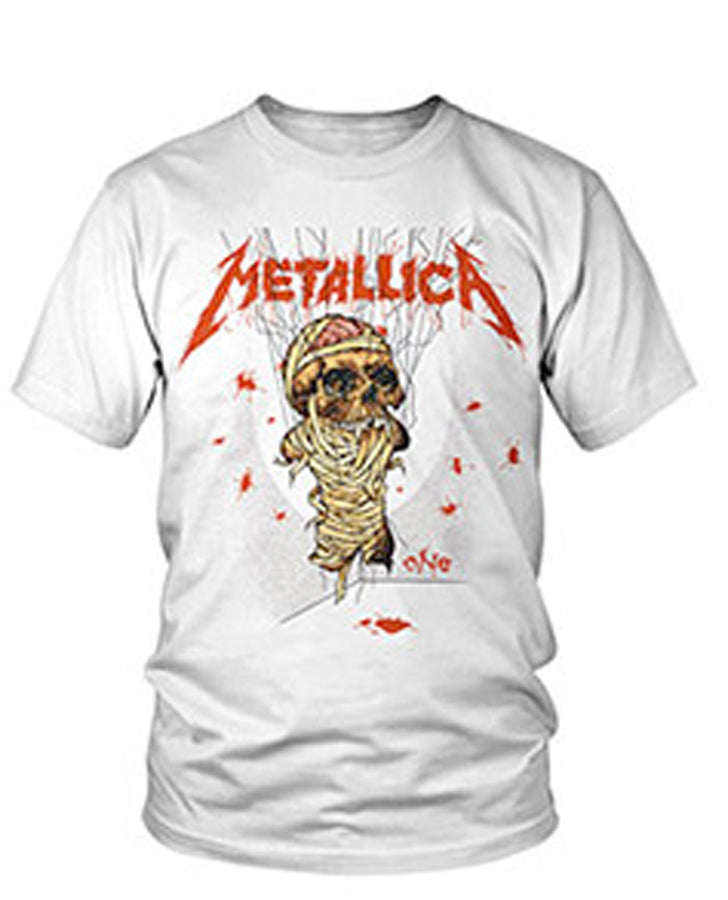 Metallica - One-Landmine - White  t-shirt