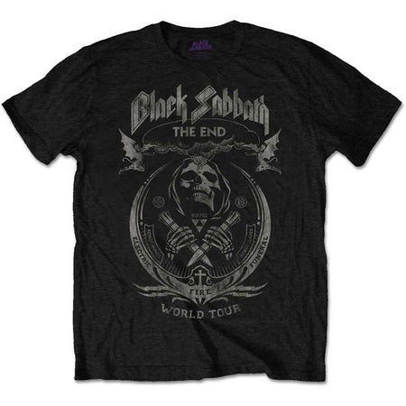 Black Sabbath. - The End Mushroom Cloud - Black t-shirt