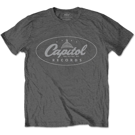 Capitol Records - Logo - Charcoal Grey t-shirt