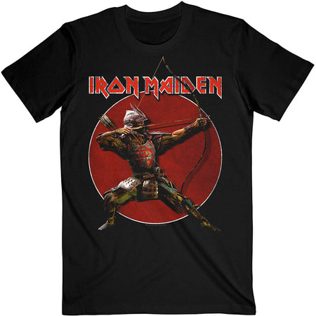 Iron Maiden - SenJutsu Eddie Archer Red Circle - Black T-shirt