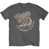 Aerosmith - Cheetah Print - Charcoal Grey T-shirt