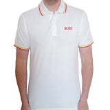 AC/DC - Embroidered Classic Logo - White Polo Shirt