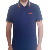 AC/DC - Embroidered Classic Logo - Navy Blue Polo Shirt