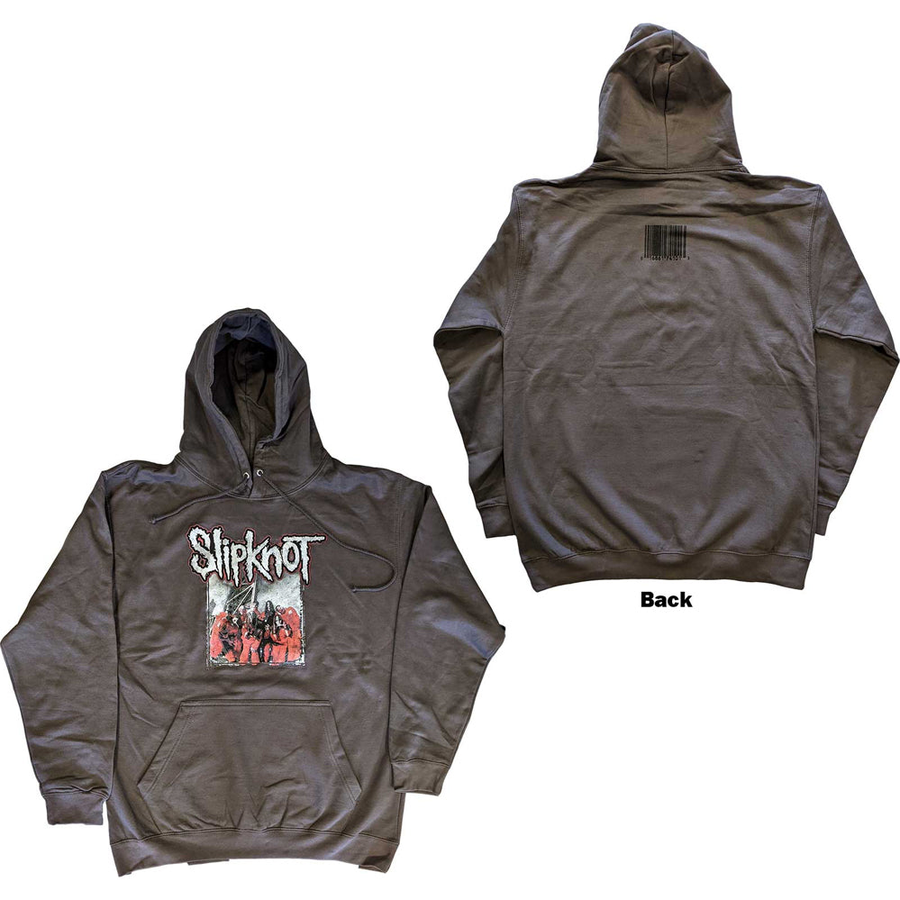 Slipknot - Self Titled - Pullover Grey Hooded Sweatshirt