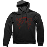 The Cult - Outline Logo -Pullover Black Hooded Sweatshirt