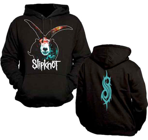 Slipknot-Graphic Goat-Black Hooded Sweatshirt