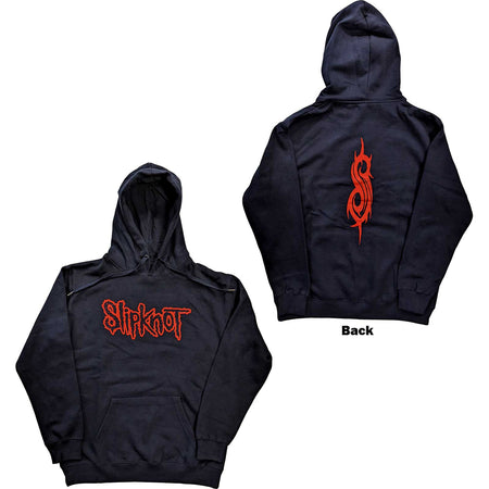 Slipknot - Logo - Pullover Navy Blue Hooded Sweatshirt