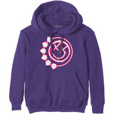 Blink 182 - Six Arrow Smiley - Purple Pullover Hooded Sweatshirt