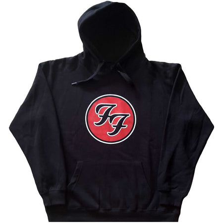 Foo Fighters - FF Logo - Pullover Black Hooded Sweatshirt