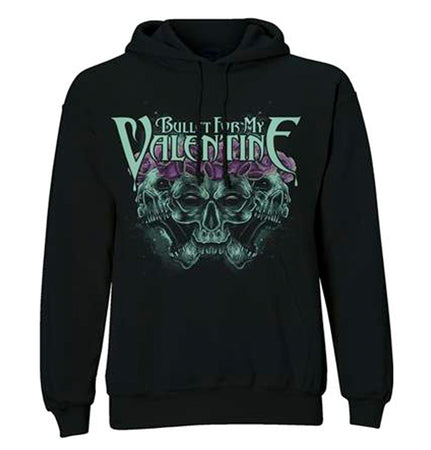 Bullet For My Valentine - Crown Of Roses - Pullover Black Hooded Sweatshirt