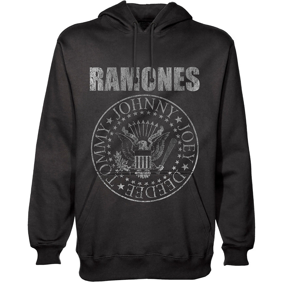 Ramones - Presidential Seal - Pullover Black Hooded Sweatshirt