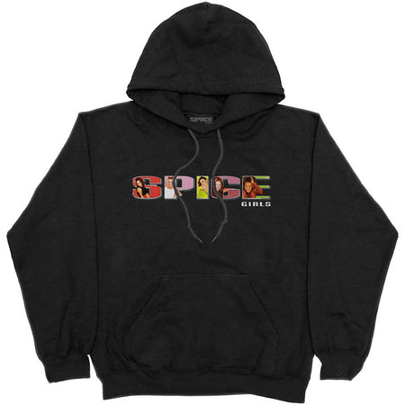 The Spice Girls - Spice Logo - Black Hooded Sweatshirt