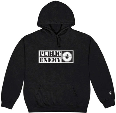 Public Enemy - Target Logo - Black  Hooded Sweatshirt